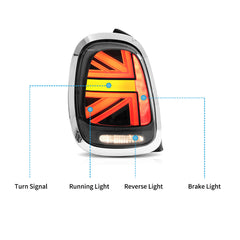 Clearance-2014-2019 Mini Cooper Hatch F55 F56 F57 Smoked With Chrome Australia