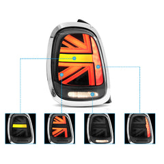 Clearance-2014-2019 Mini Cooper Hatch F55 F56 F57 Smoked With Chrome Australia