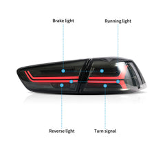 VLAND LED Tail Lights For 2008-2017 Mitsubushi Lancer / EVO X Australia