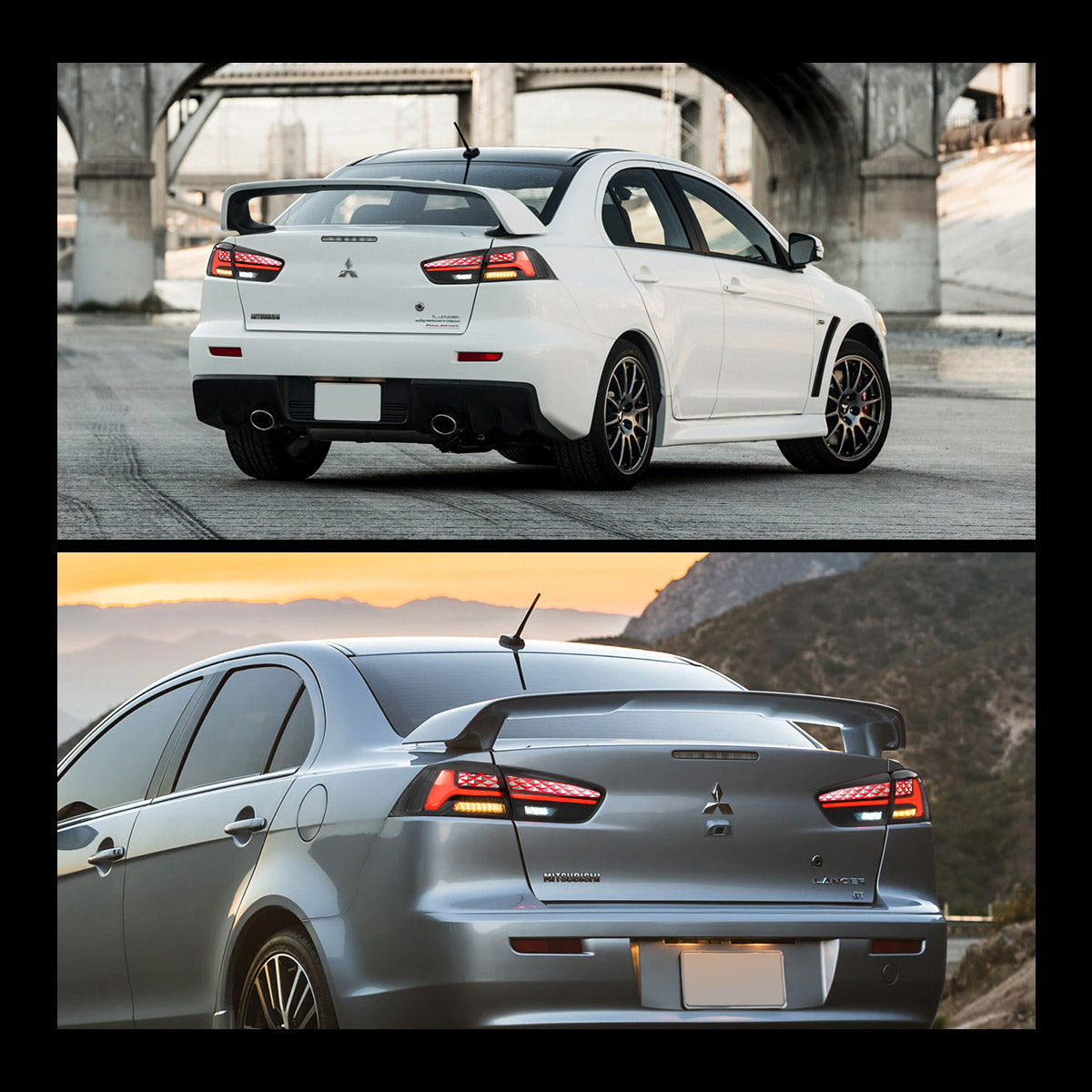 VLAND LED Tail lights For 2008-2017 Mitsubishi Lancer /EVO X Australia