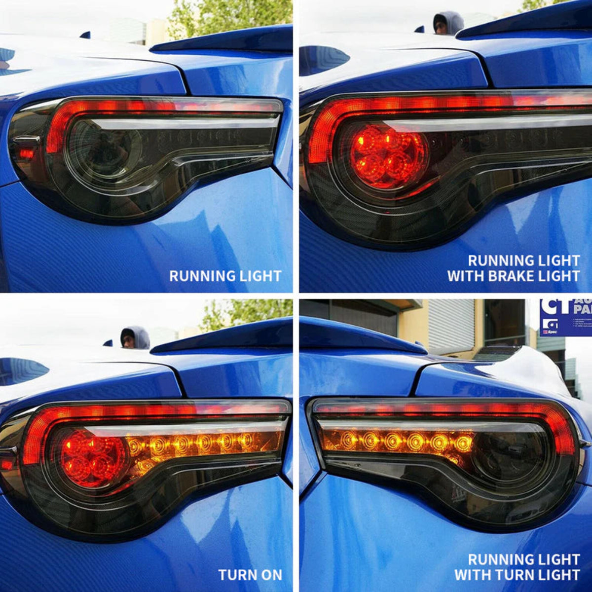 VLAND LED Tail Lights for 2012-2020 Toyota 86 & Subaru BRZ & Scion FR-S Australia