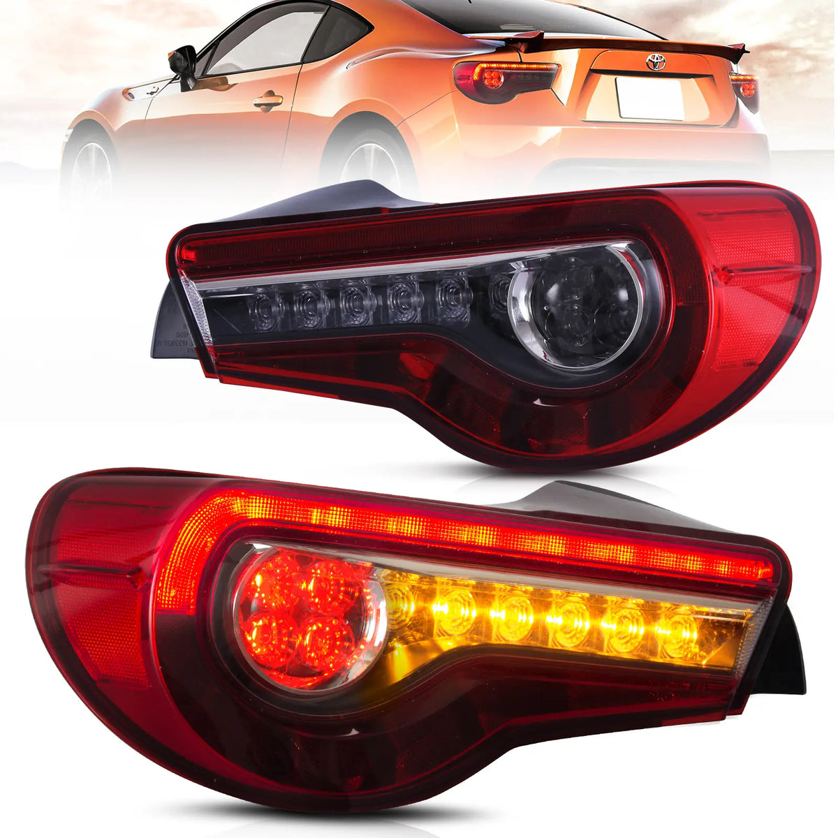 VLAND LED Tail Lights for 2012-2021 Toyota 86 & Subaru BRZ & Scion FR-S Australia