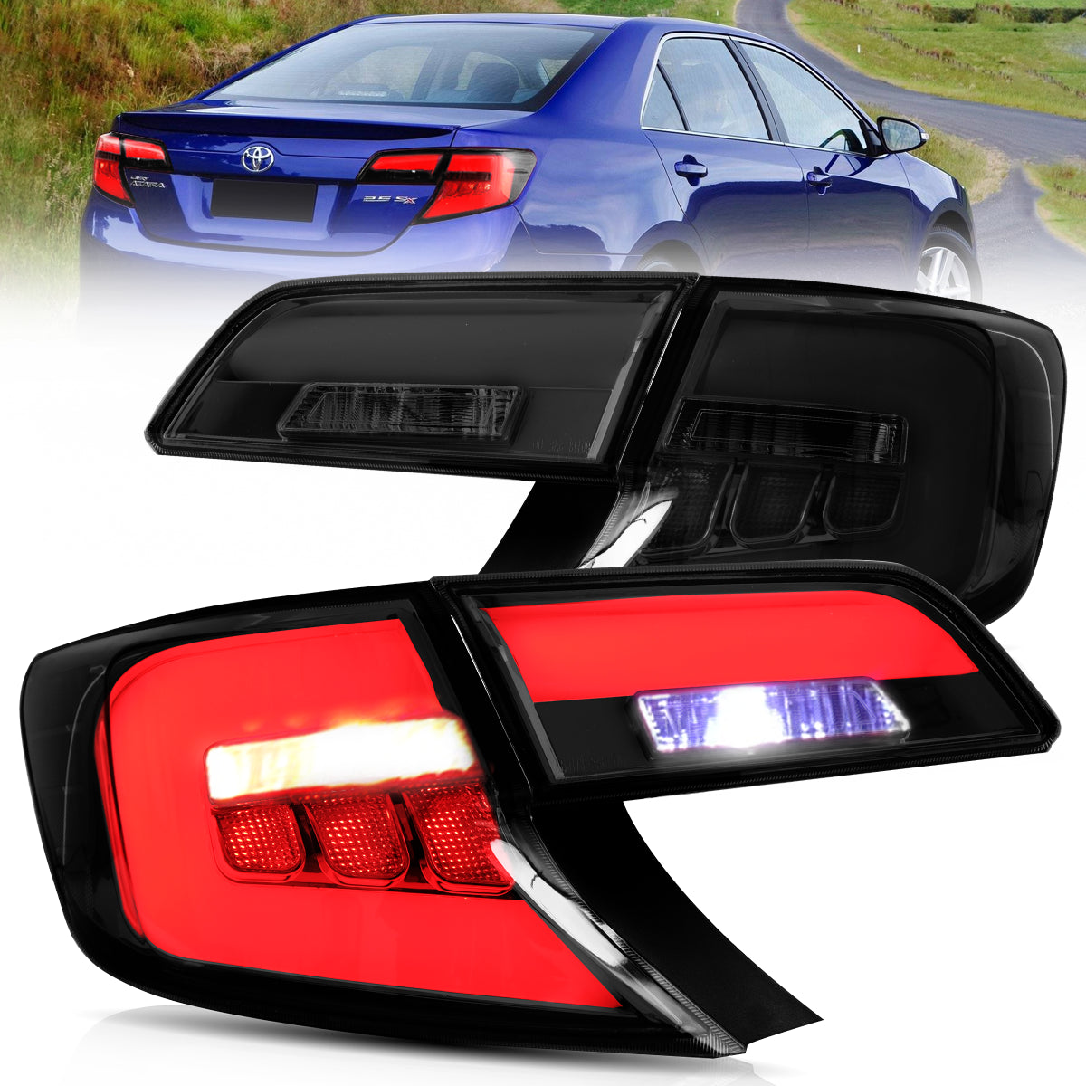 VLAND LED Tail Lights For 2012-2014 Toyota Camry Sedan Australia