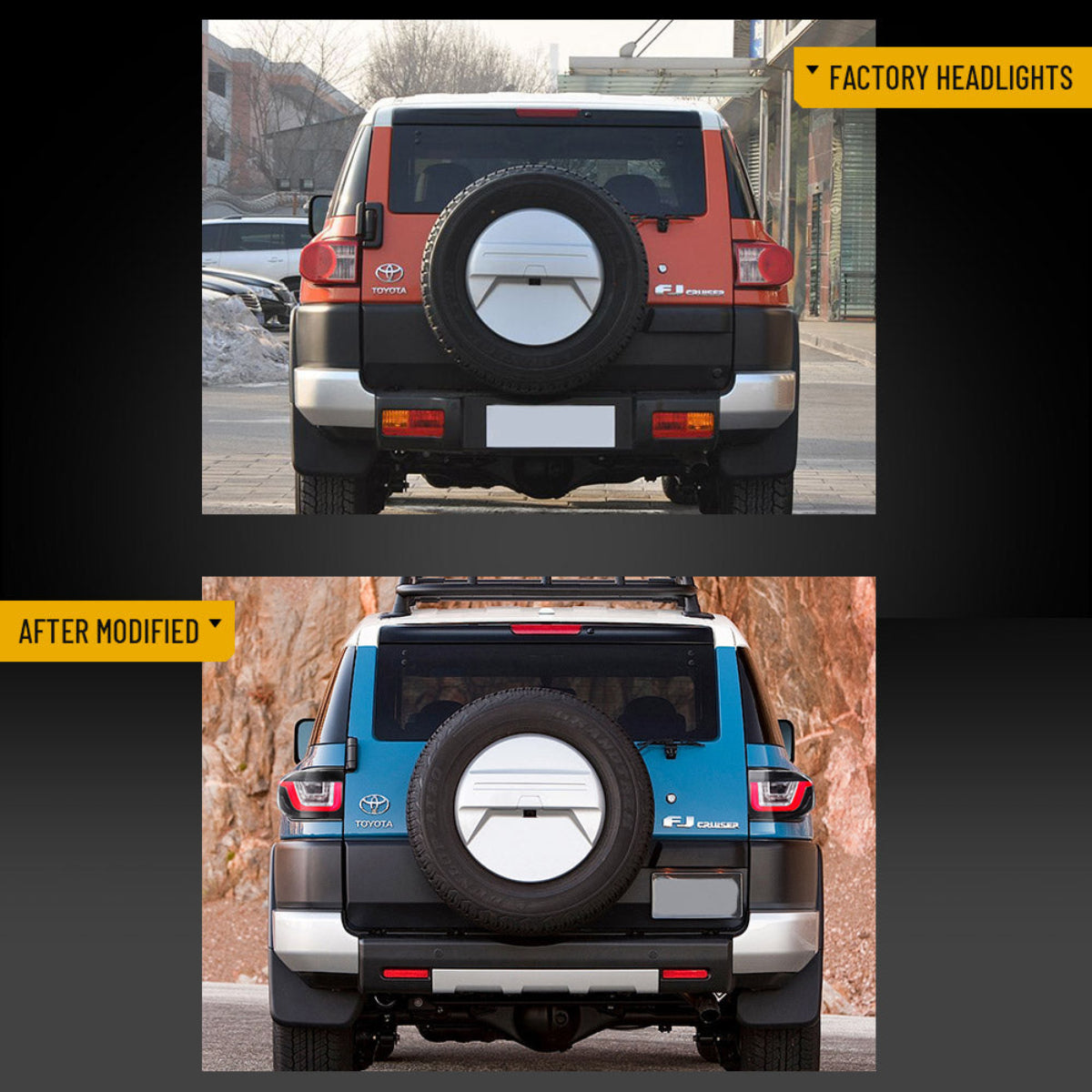 VLAND LED Tail Lights for 2006-2022 Toyota FJ Cruiser Australia