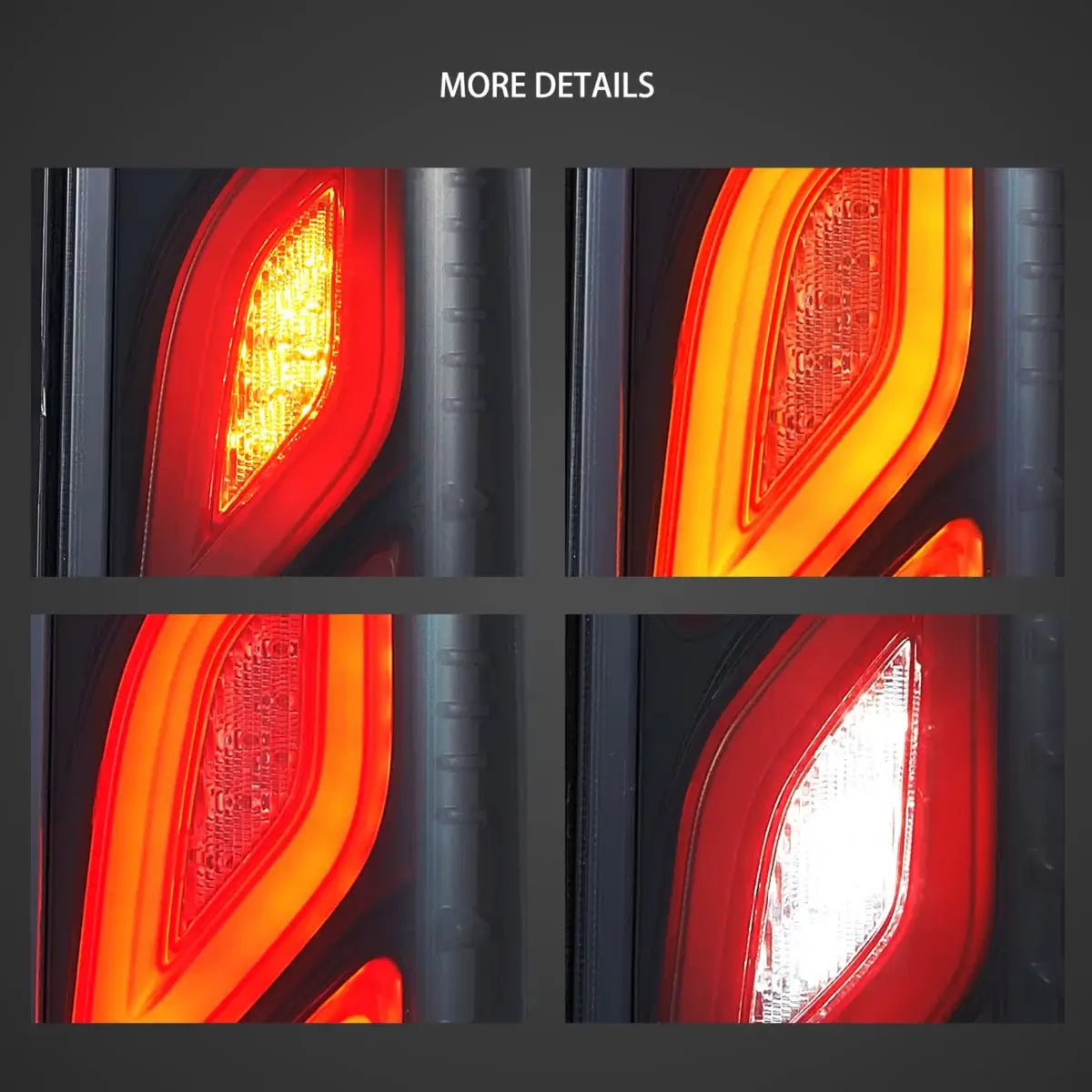 VLAND LED Taillights For 2005-2019 Toyota Hiace With Startup Animation Australia
