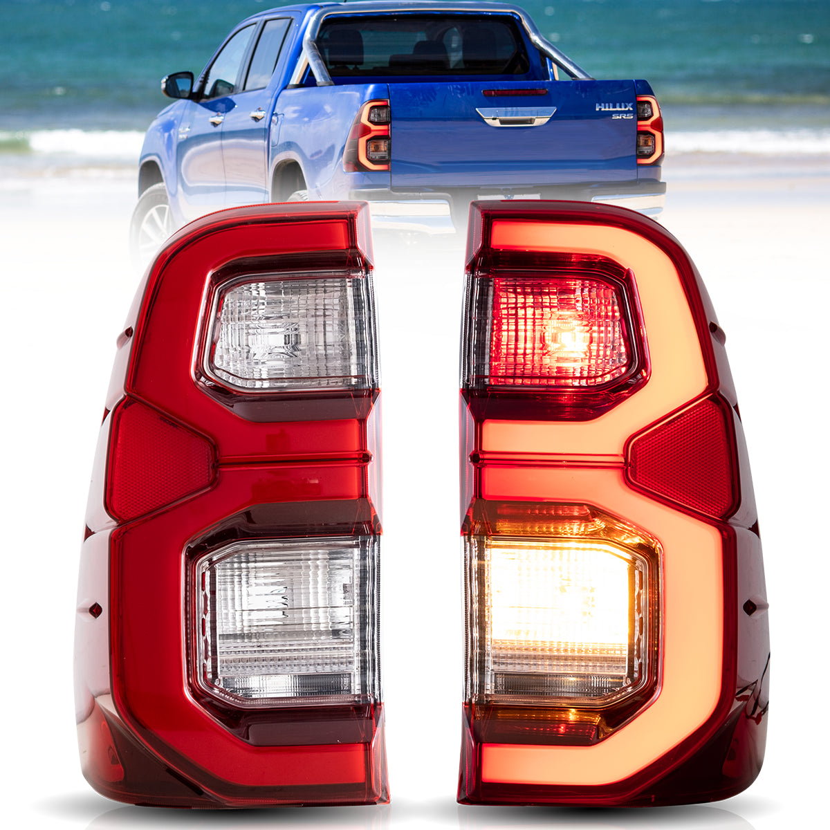 VLAND LED Tail Lights For 2015-2020 Toyota Hilux Australia