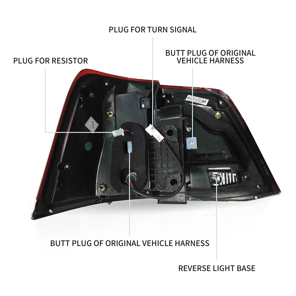 VLAND LED Taillights For 2008-2015 Toyota Land Cruiser Australia