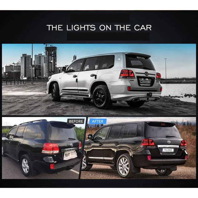 VLAND LED Taillights For 2008-2015 Toyota Land Cruiser Australia