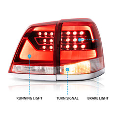 VLAND LED Taillights For 2008-2015 Toyota Land Cruiser Australia