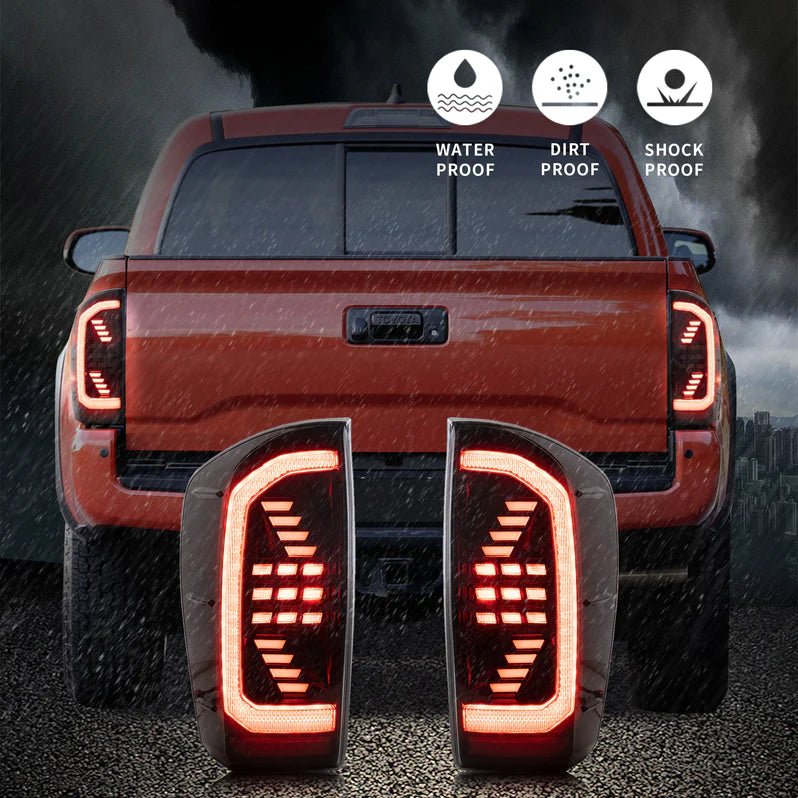 VLAND LED Taillights for Toyota Tacoma 2016-2023 With start-up animation