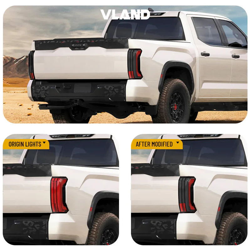 VLAND LED Taillights For 2022-2024 Toyota Tundra with Start-up Animation