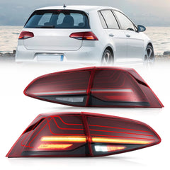 VLAND Laser style Tail Lights for 2013-2017 Volkswagen Golf MK7 Australia Vland AU