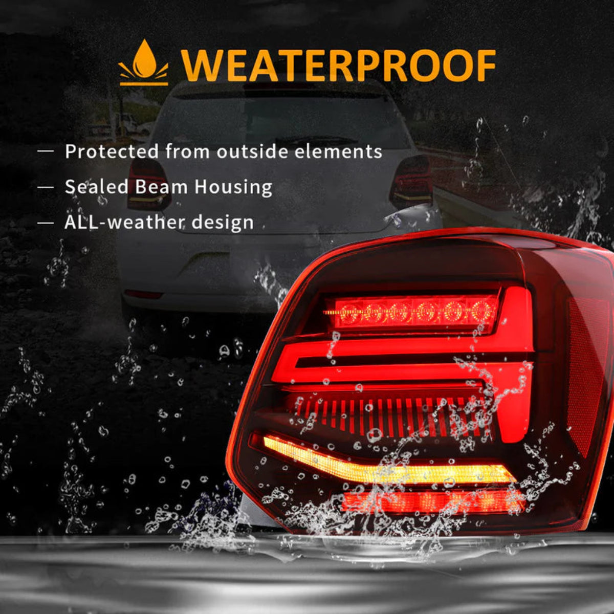 VLAND LED Tail Lights For 2009-2017 Volkswagen Polo Australia