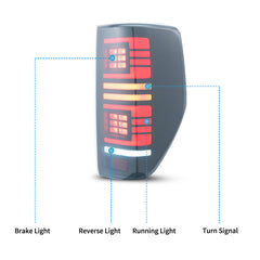 VLAND LED Taillights For 2012-2022 Ford Ranger Australia