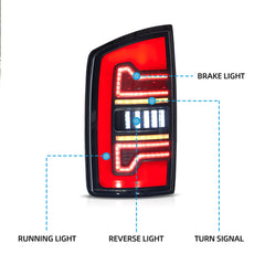 VLAND LED Taillights For 2007-2008 Dodge Ram 1500 2500 3500 Australia Vland AU