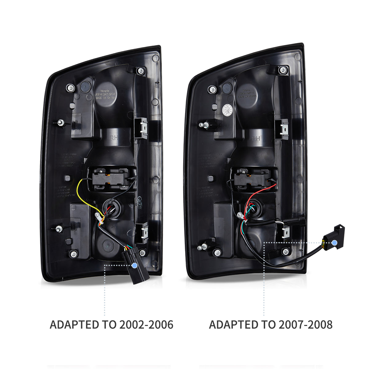VLAND LED Taillights For 2007-2008 Dodge Ram 1500 2500 3500 Australia Vland AU